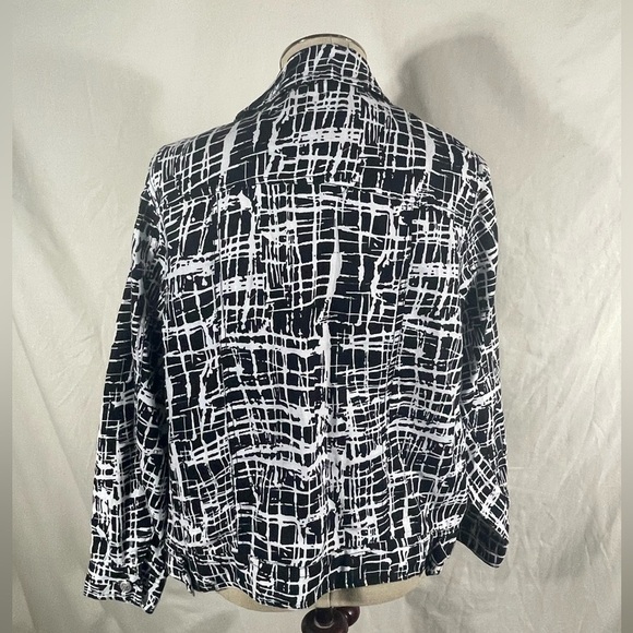 Saint Tropez West Linen Jacket size 1X - Picture 6 of 9